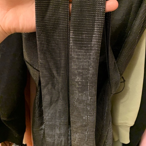 Lucy Paris strapless metallic jumpsuit - Picture 5 of 8